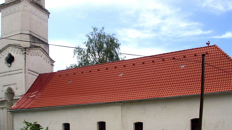 Rekonštrukcia - strecha kostola