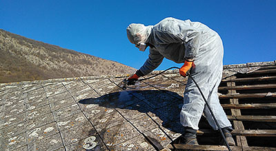 Likvidácia azbestu - azbestovej strechy